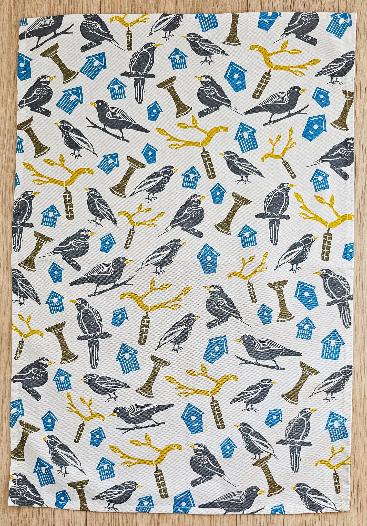 Bird House Tea Towel