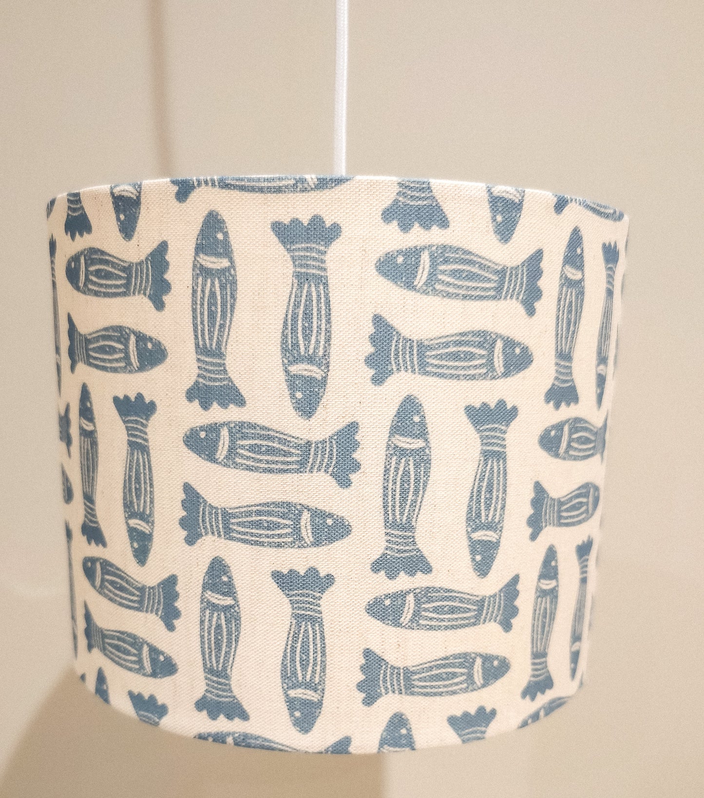 Drum Lampshade - Fishes