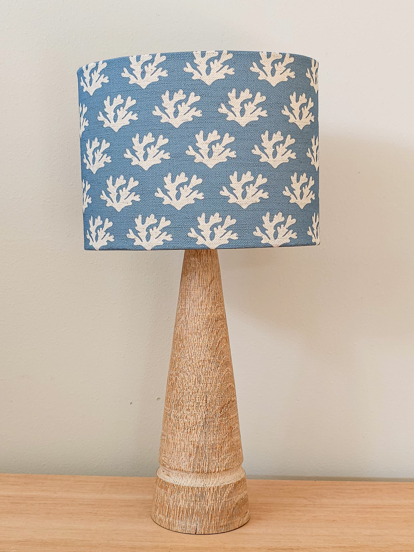 Oval Lampshade - Seaweed