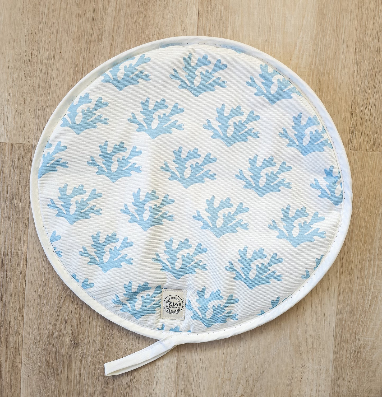 Sky Blue Seaweed Aga & Hob Cover