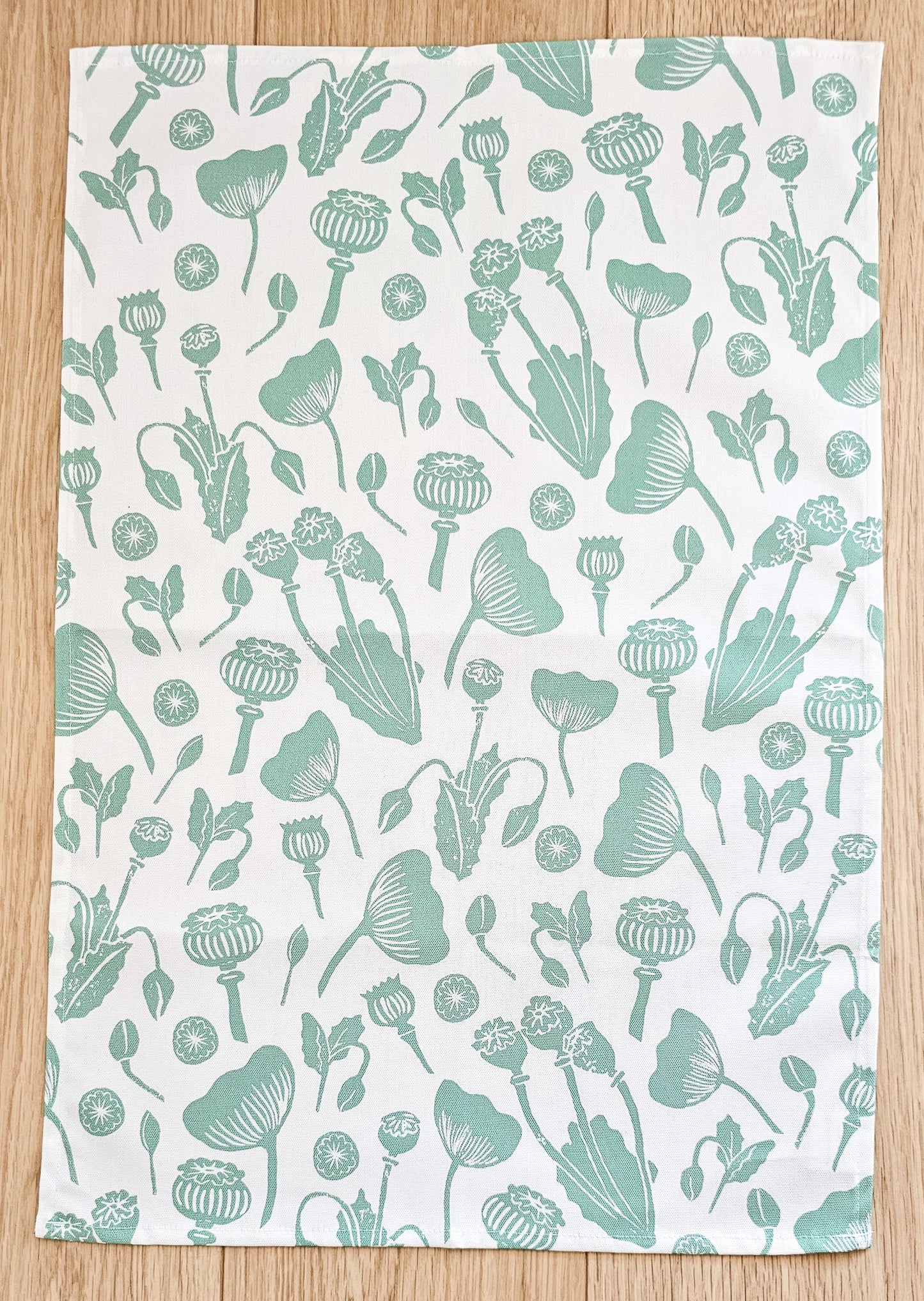 Wild Poppies Tea Towel