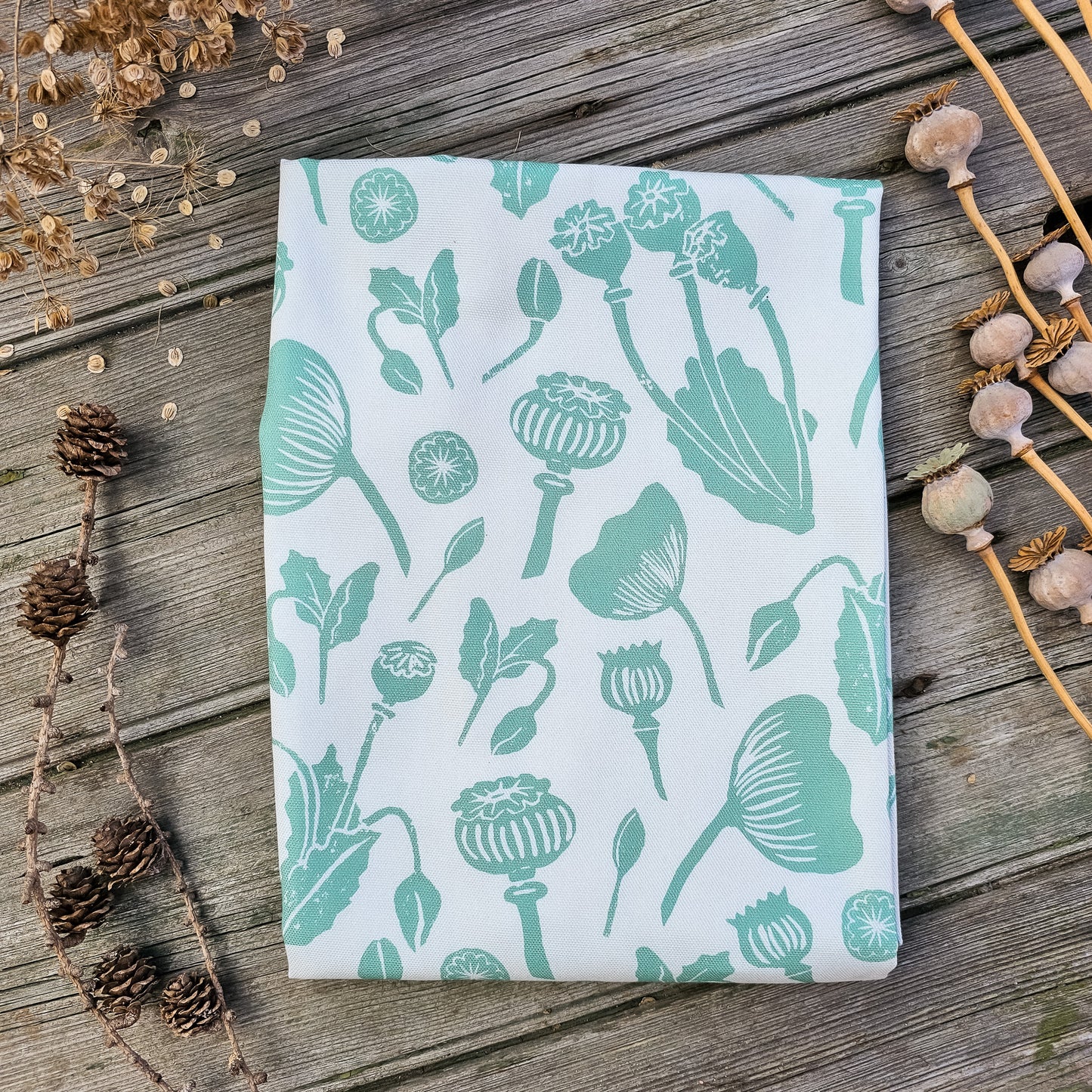 Wild Poppies Tea Towel