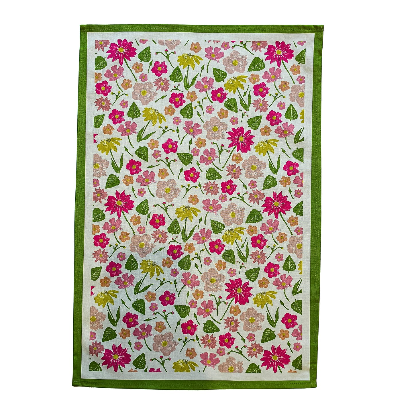 Flower Garden Tea Towel