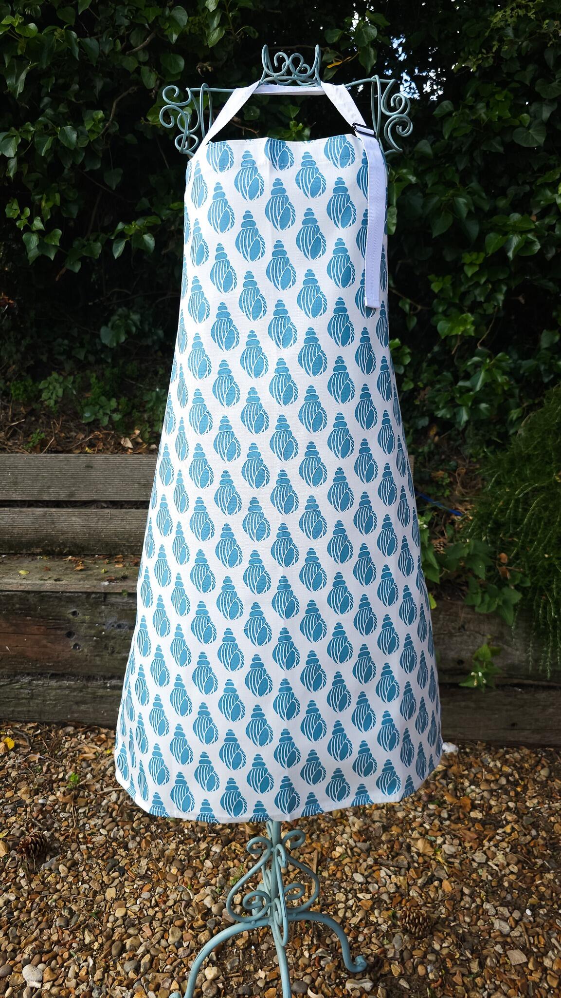 Sea Blue Shell Apron