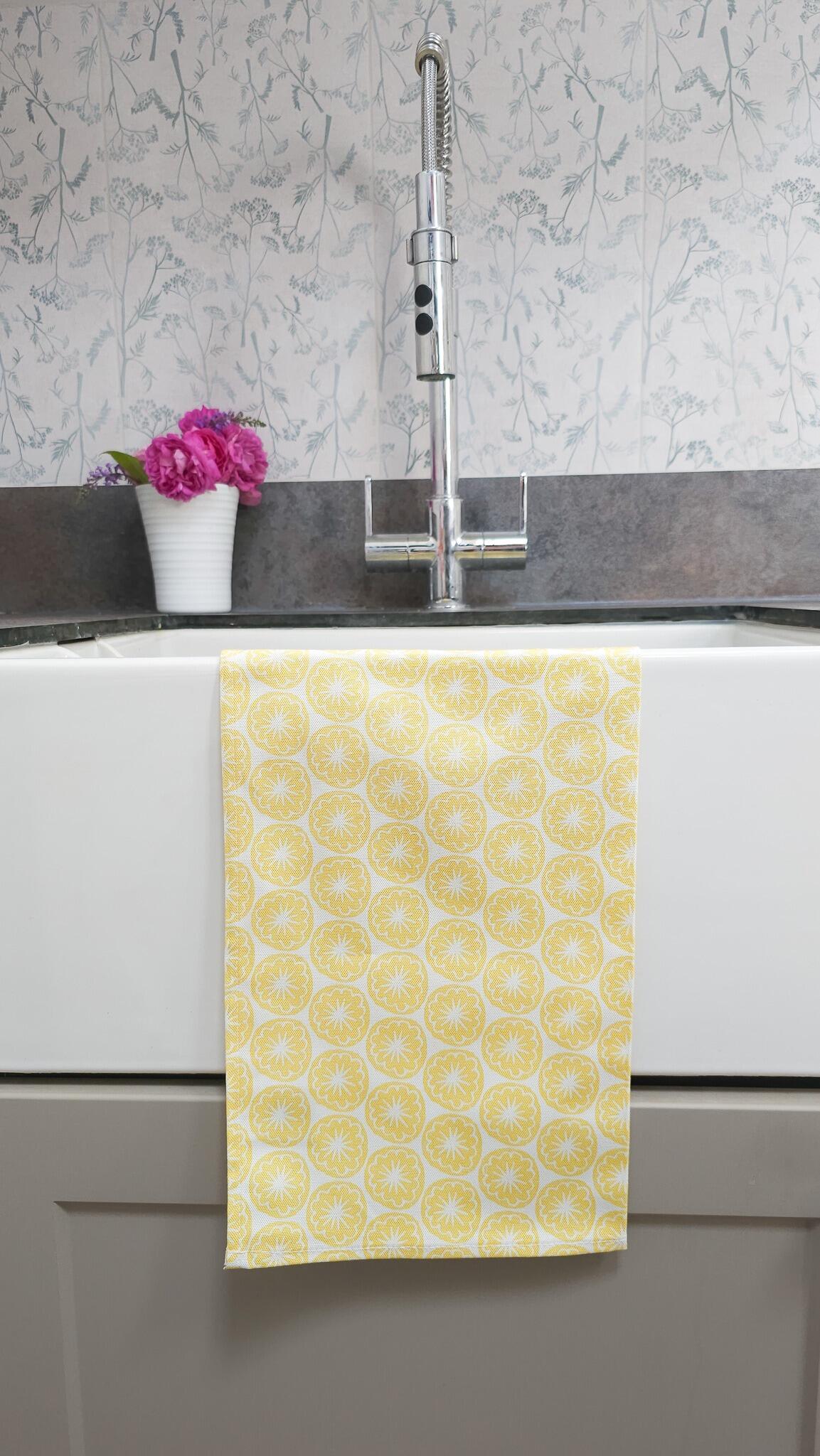 Poppy Seed Head Tea Towel