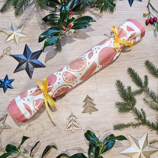 Moro Orange Citrus Tea Towel Christmas Cracker