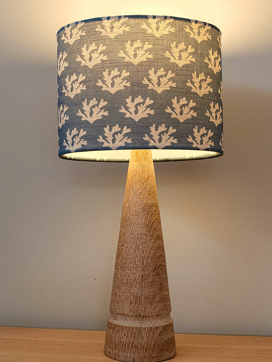 Oval Lampshade - Seaweed