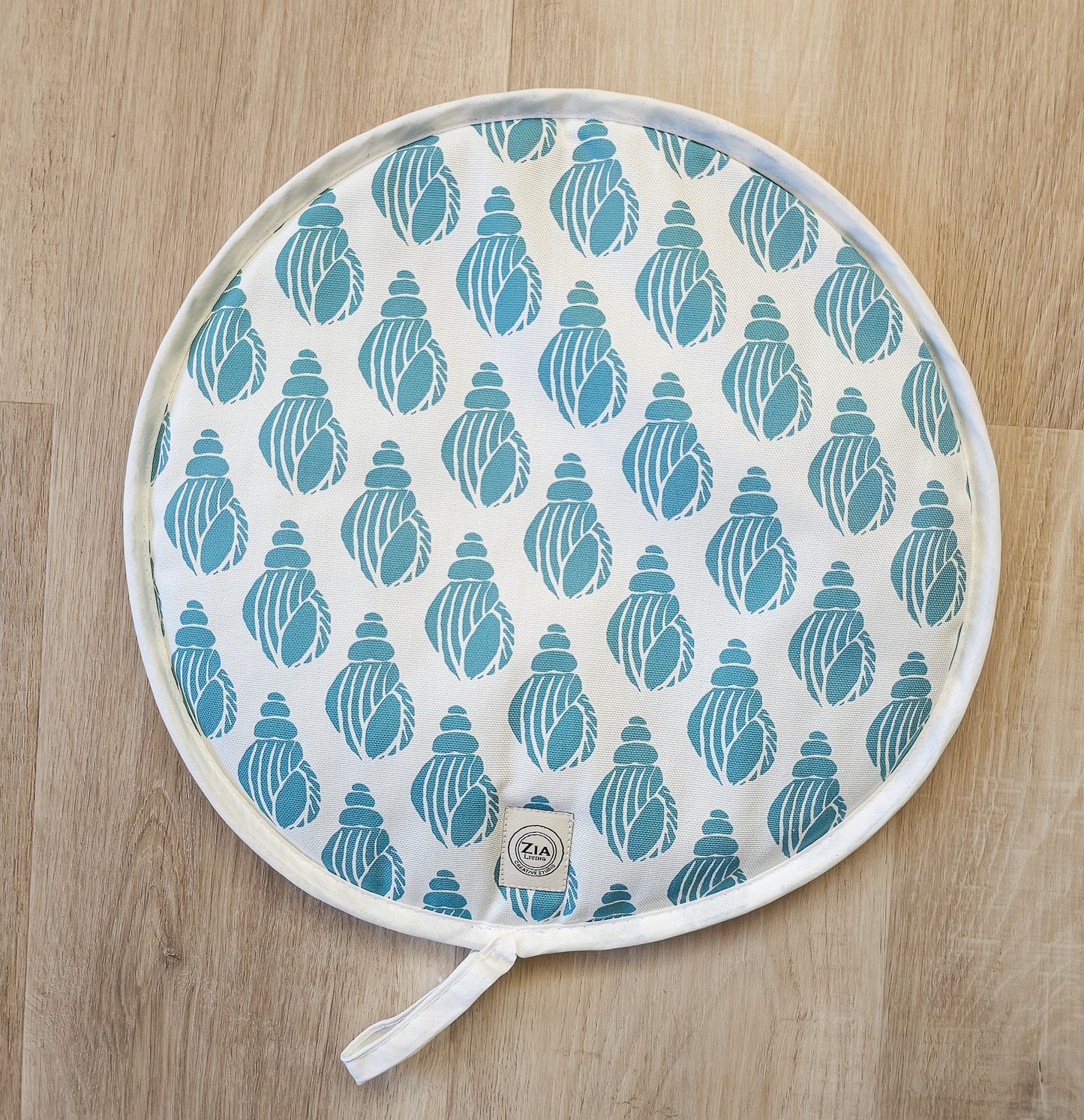 Sea Blue Shell Aga & Hob Cover