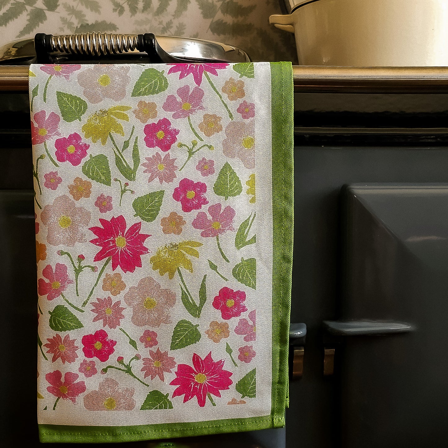 Flower Garden Tea Towel