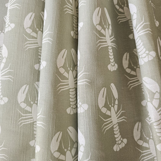 Lobster- Cotton Linen Fabric