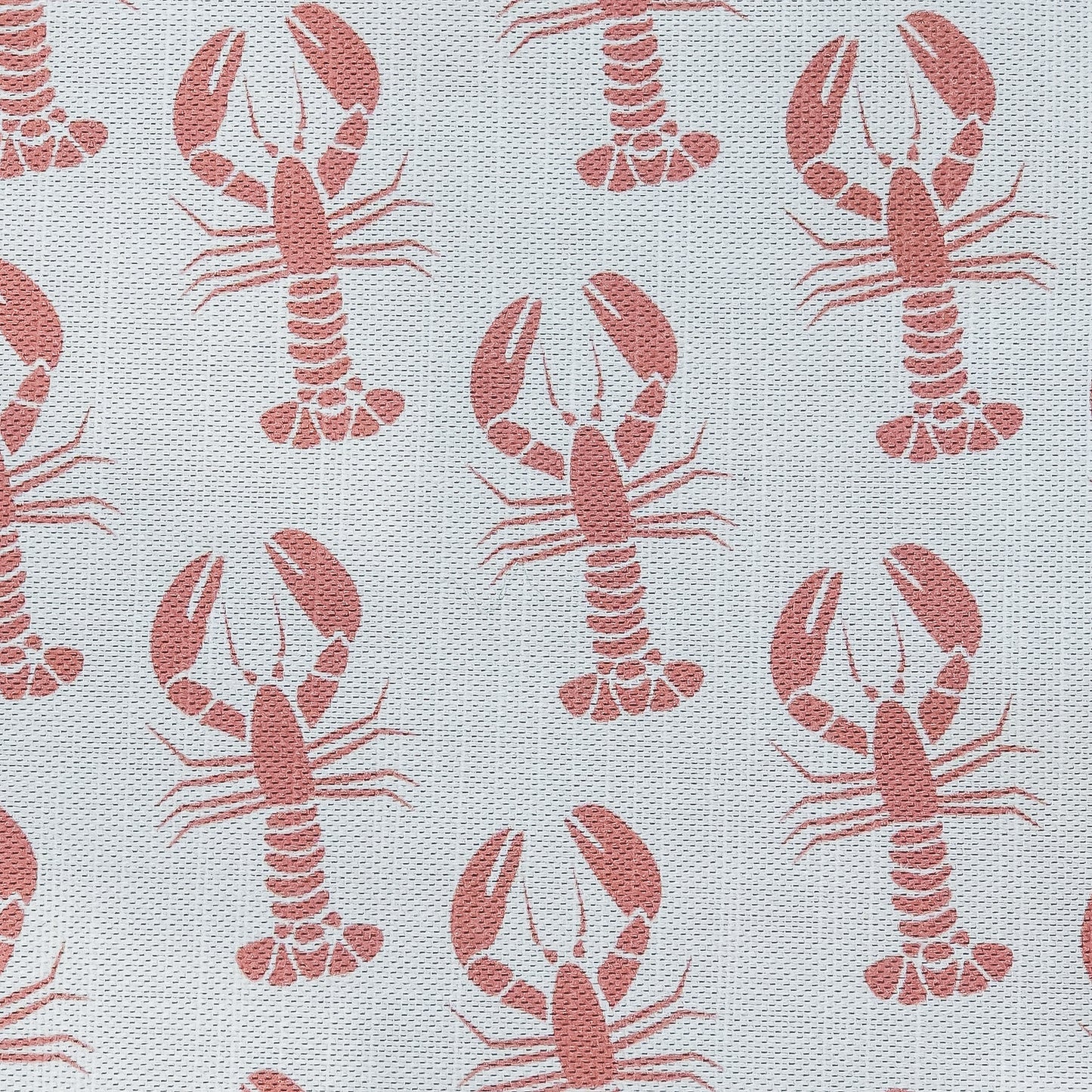 Lobster- Cotton Linen Fabric