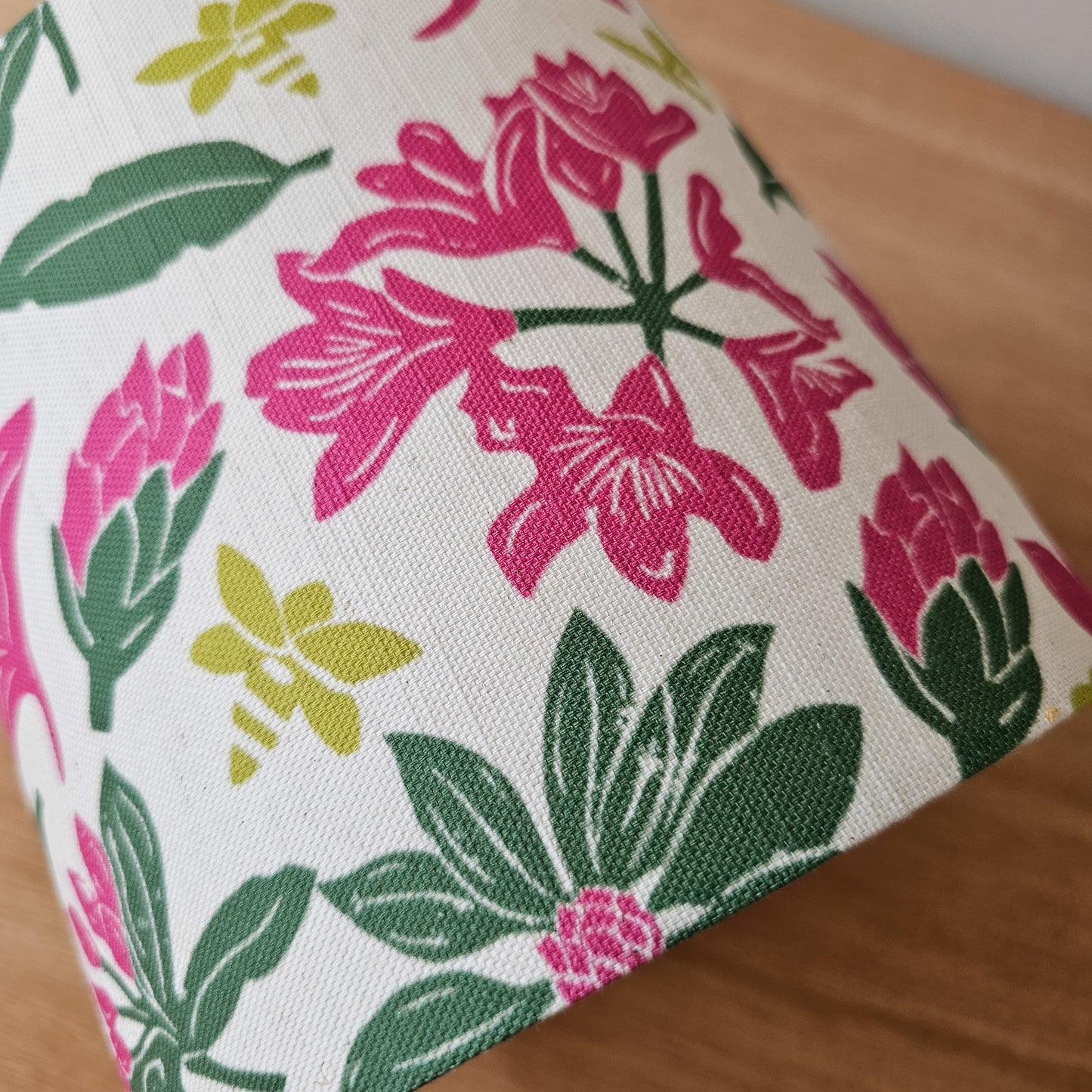 MADE TO ORDER - Rhododendron Drum Lampshade