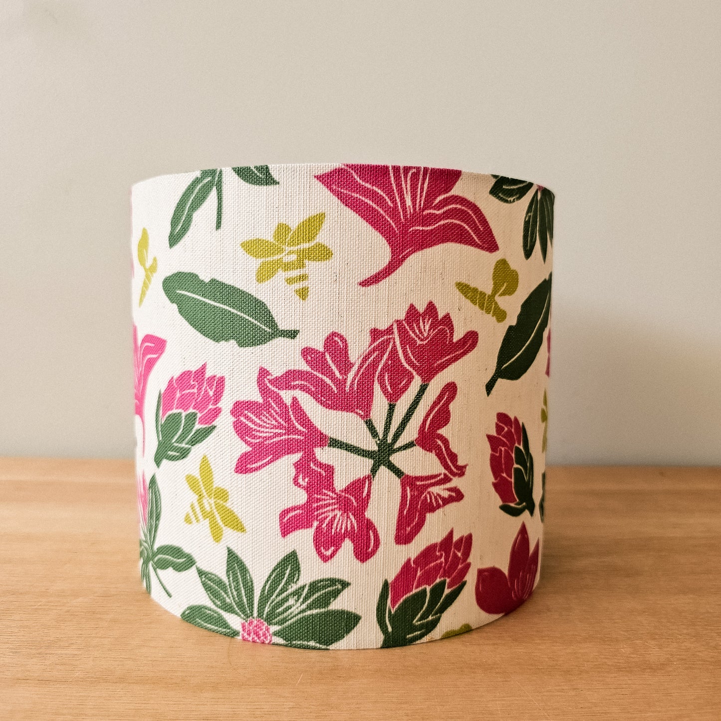 MADE TO ORDER - Rhododendron Drum Lampshade