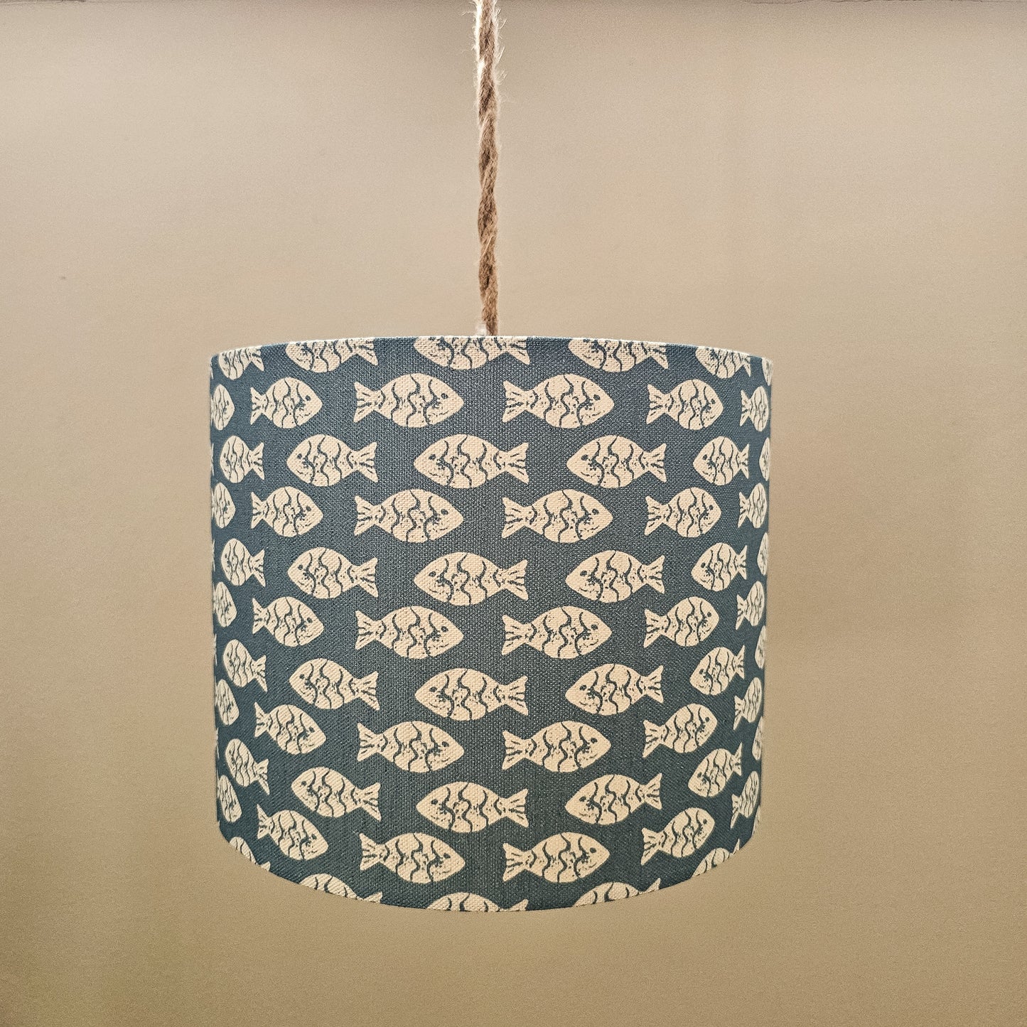 MADE TO ORDER - Shoal -Drum Lampshade