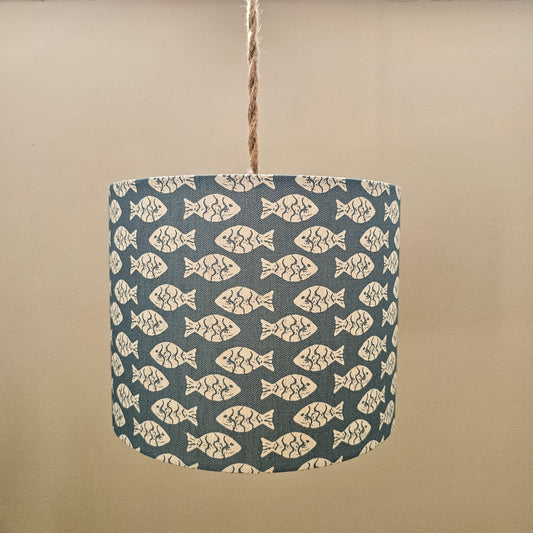 MADE TO ORDER - Shoal -Drum Lampshade