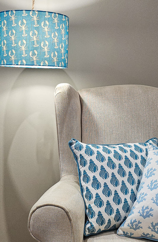 MADE TO ORDER - Lobster Drum Lampshade