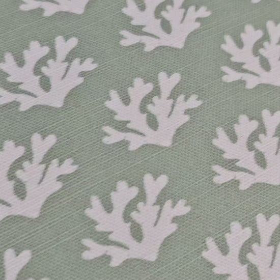 Making a Seaweed fabric lampshade by hand, from start to finish