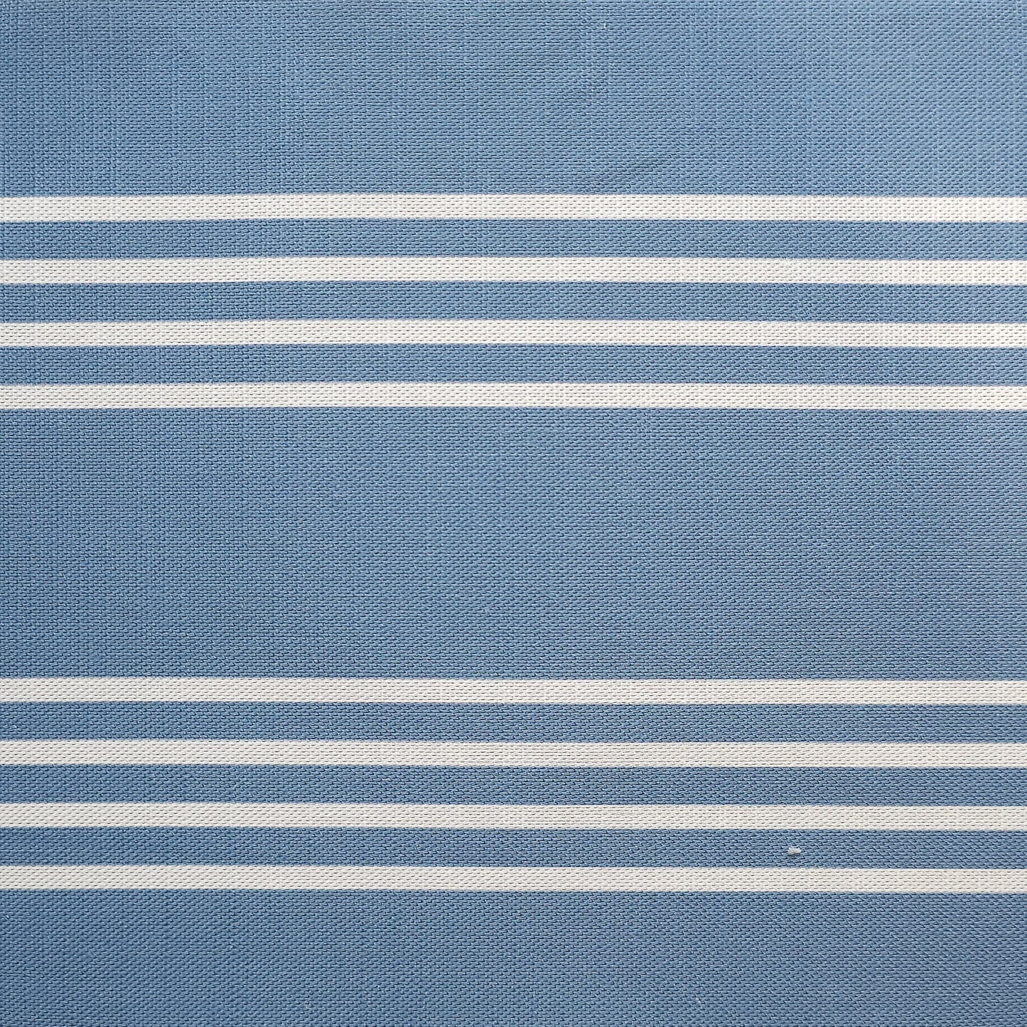Fabric in Blue Studio Stripe patterned fabric close up — artisan home décor by ZIA LIVING.