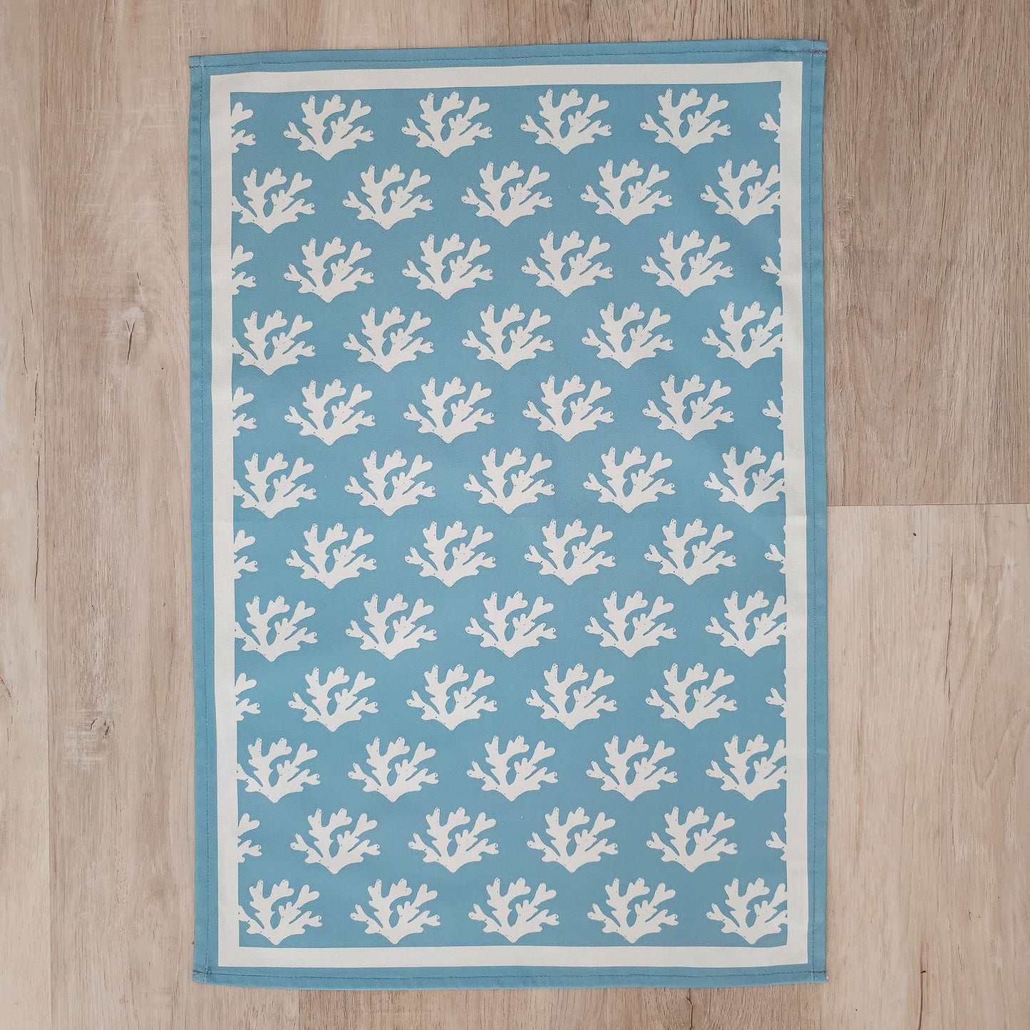 Blue Seaweed Tea Towel