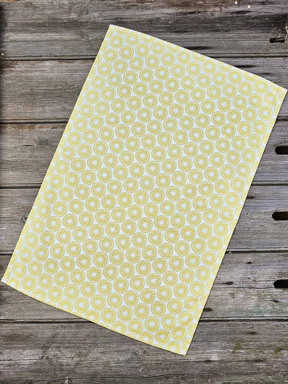 Poppy Seedhead Tea Towel